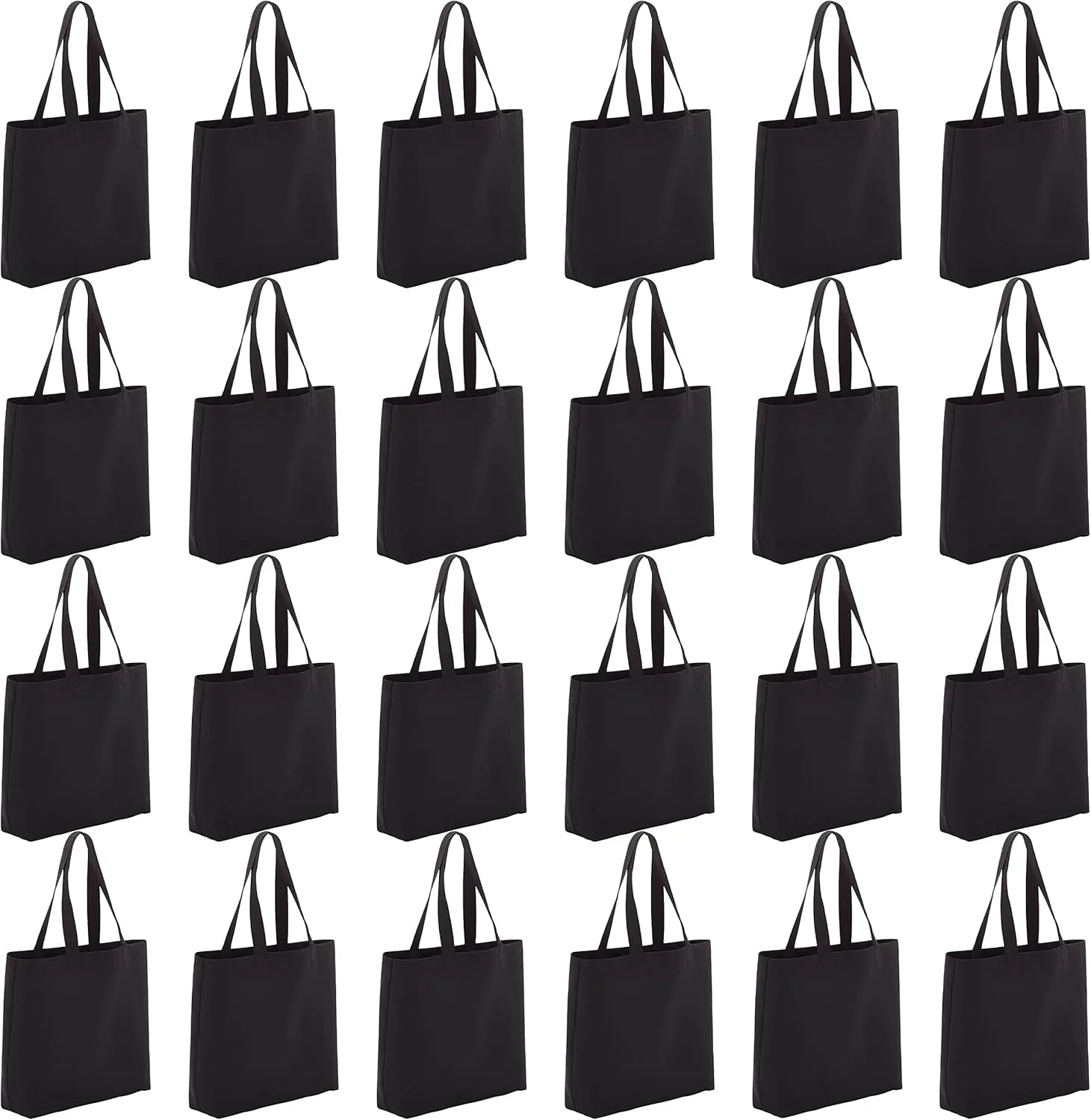 24 Pack: Reusable Tote Bag
