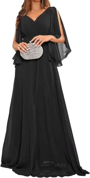 ANYSWBKN Spaghetti Straps Bridesmaid Dresses for Wedding Cold Shoulder Formal Evening Party Prom Maxi Gown with Slit