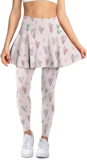 Athletic Skirt with Leggings 2025 Pickleball Clothes Gym Active with Back Pockets Spring Skirts