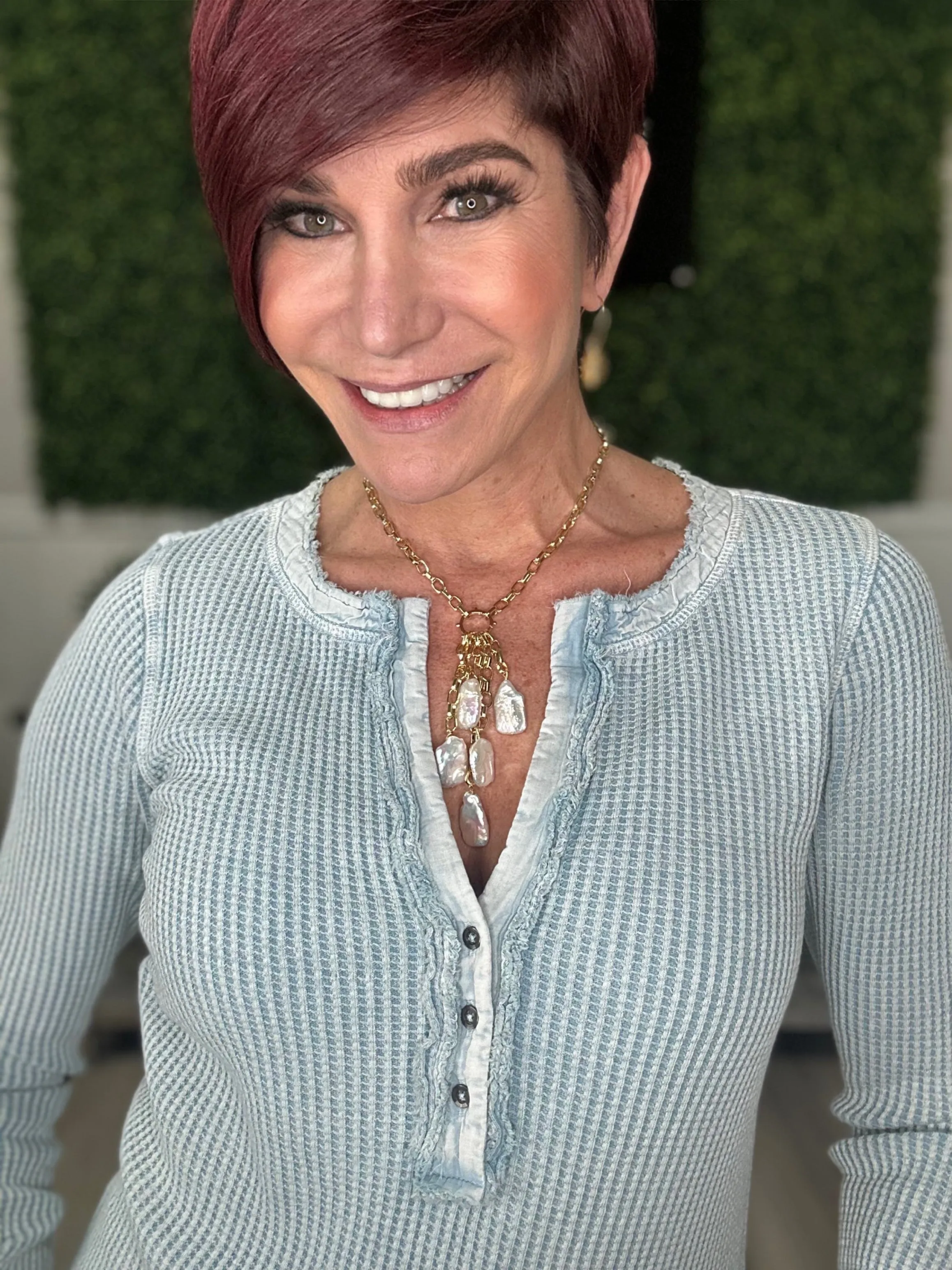 Brooks Button Top