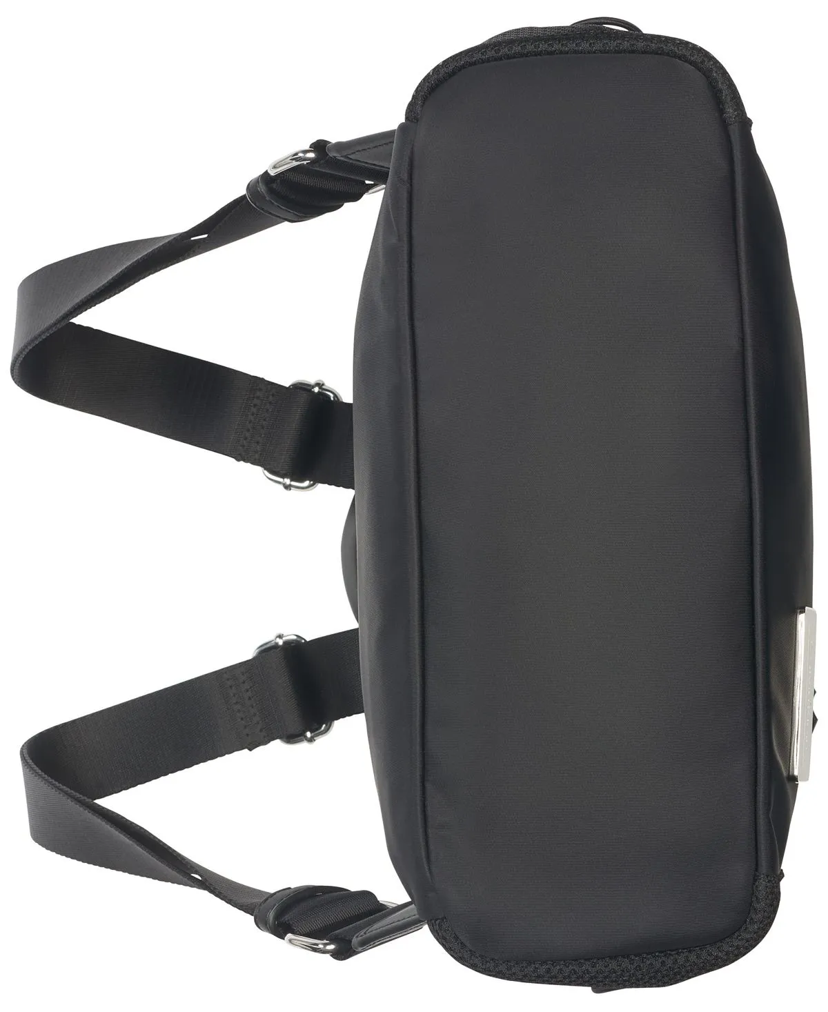 Calvin Klein Mesh Nylon Jessie Backpack with Side Pockets, Black