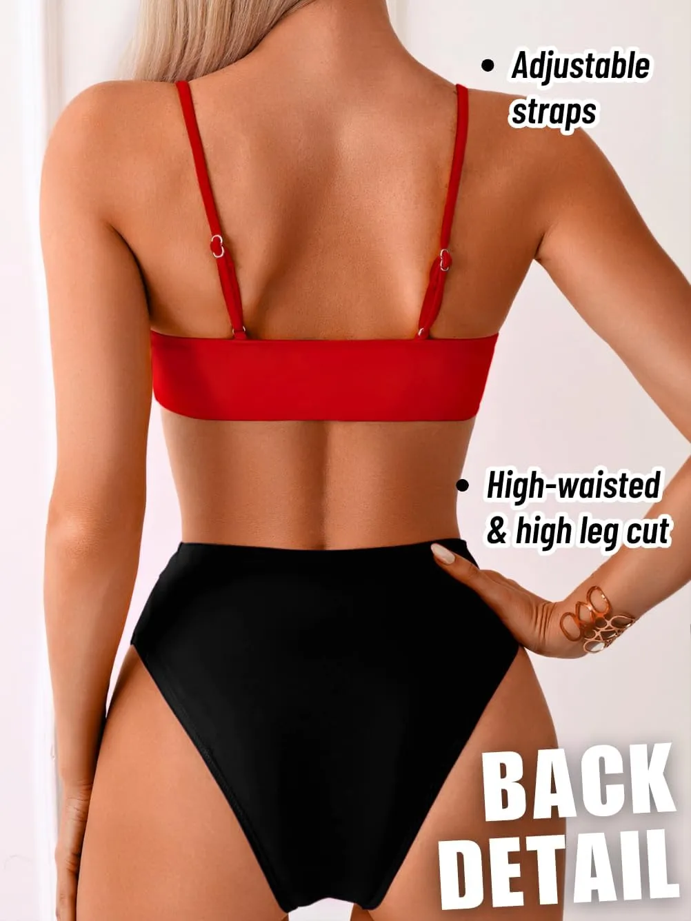 Color Block Swimsuit,Cut Out Sexy Monokini Women,Cheeky One Piece Swimsuits Beach Cruise Pool Party