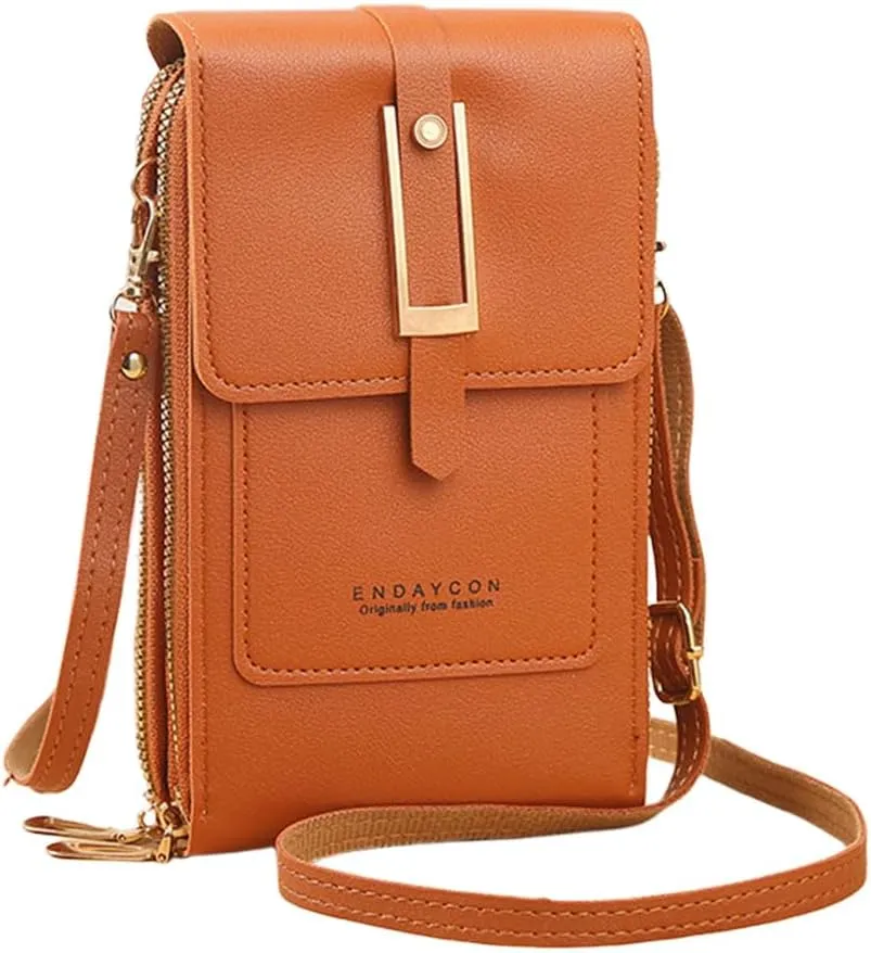 Crossbody Bags for Women, Small Touchscreen Purse, Trendy Shoulder Wallet with Card Slots