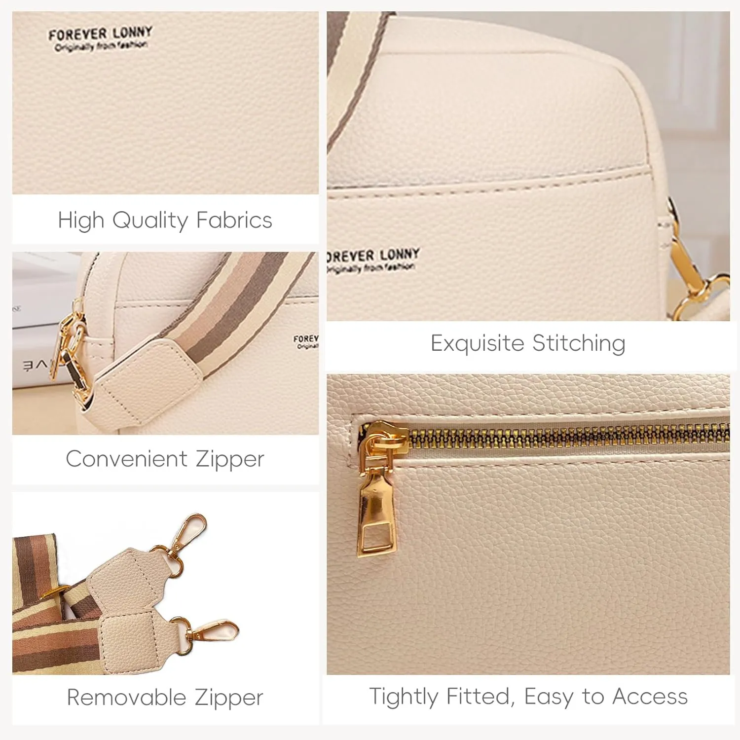 Crossbody Bags for Women, Trendy Shoulder Handbags, Satchel Purse Wallet with Adjustable Strap