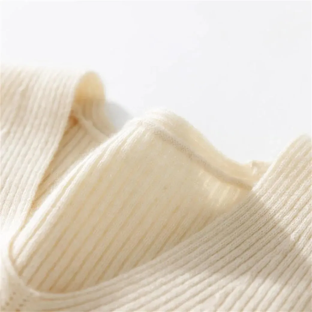 DBFBDTU Camisole Tops for Women Women Cashmere High Elasticity Vest Crop V-Neck Tank Knit Camisole Tops