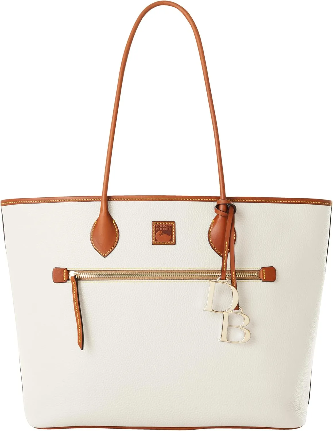 Dooney & Bourke Large Tote Bags for Women, Large Leather Tote Bag with Zipper Pockets and Long Shoulder Straps