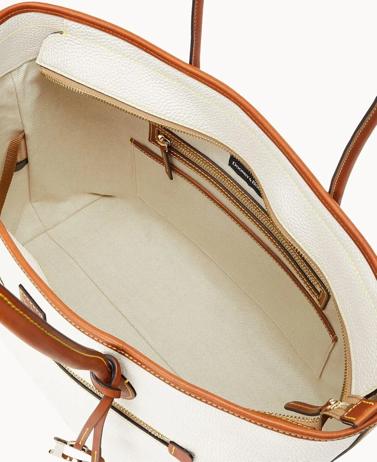 Dooney & Bourke Large Tote Bags for Women, Large Leather Tote Bag with Zipper Pockets and Long Shoulder Straps