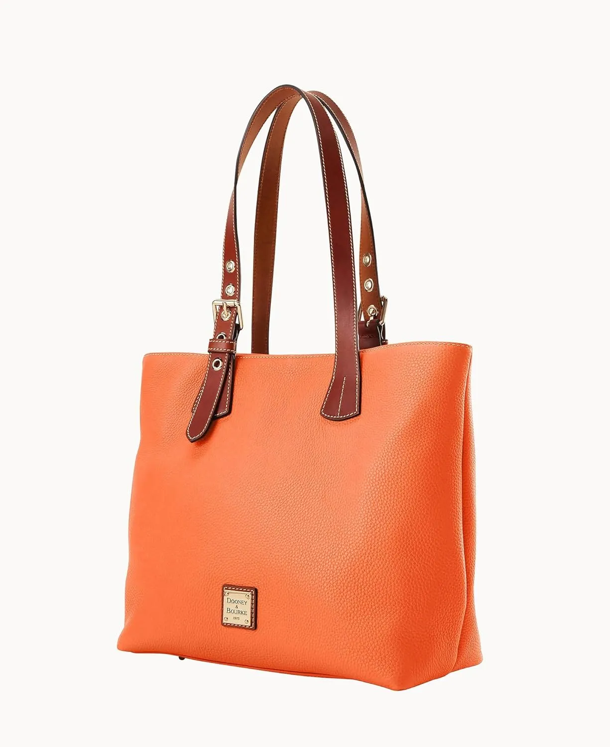 Dooney & Bourke Tote Bags for Women, Pebble Grain Leather Emily Tote Bag with Zipper Compartment