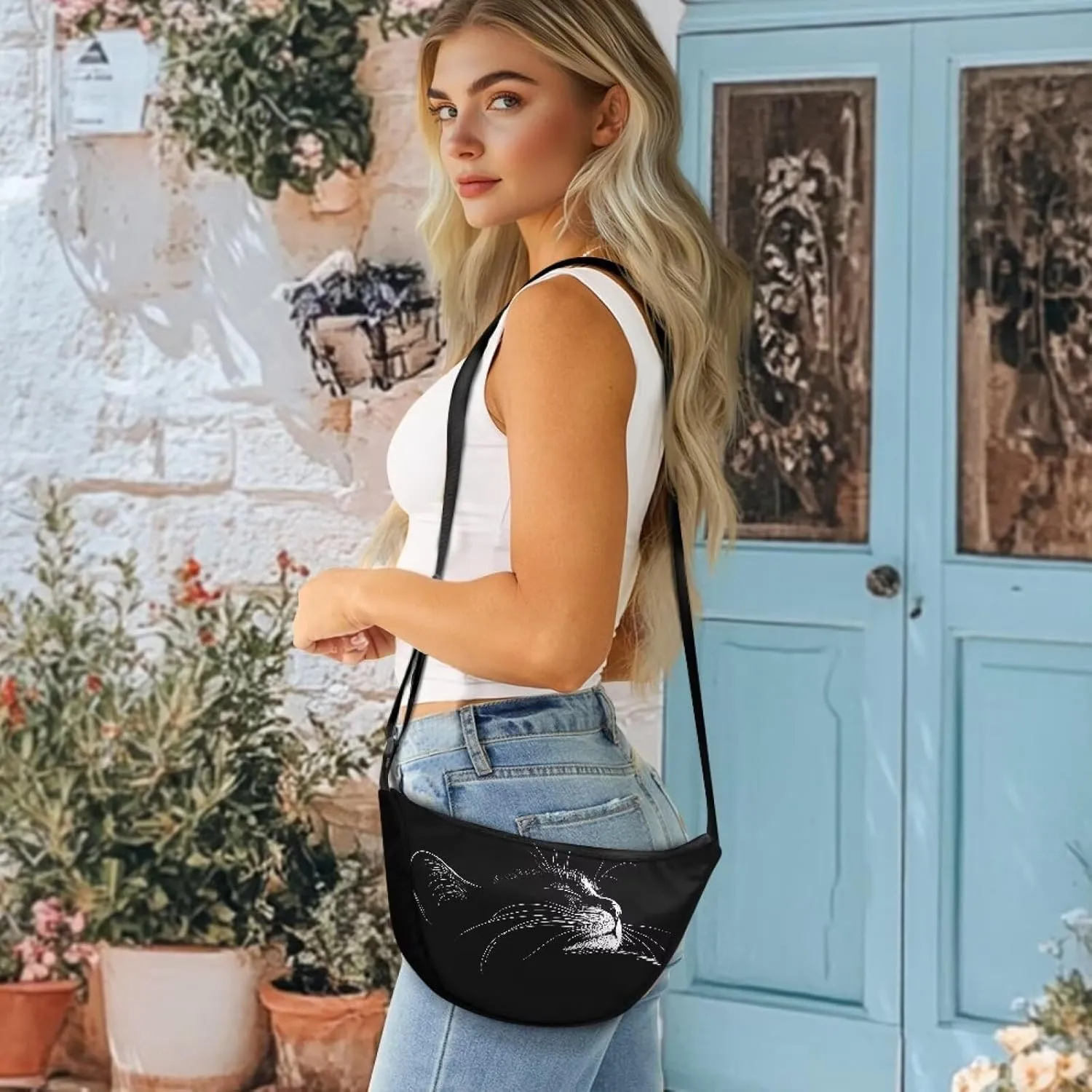Dumpling Crossbody Bags for Women Casual Women'S Lightweight Crossbody Bag Large Capacity Hobo Bag for Women