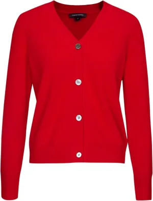 EURKEA Women's V Neck 100% Cashmere Cardigan Sweater, Pullover Winter Top for Women, Gifts Ready