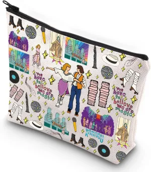 G2TUP Retro 80s Musical Film Travel Accessory Makeup Pouch Music Fans Cosmetic Case Retro Pop Culture Gift (have to believe)