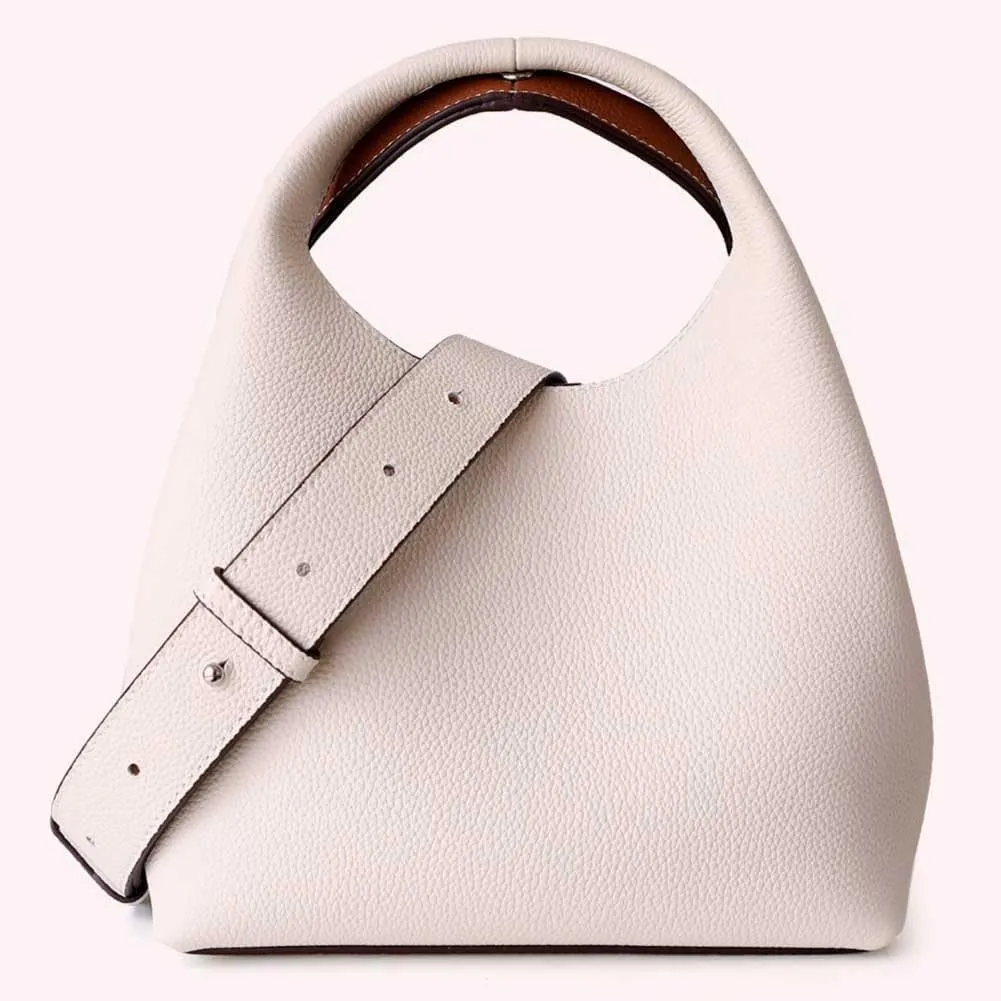Genuine Leather Bucket Tote Bag Hobo Crossbody Bags for Women Trendy Purses Handbags Shoulder Purse Everyday Purse