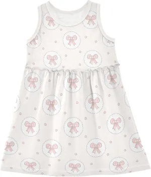 Girls Cute Dress Kids Summer Sleeveless Dresses Sundress Swing Outfit 2-9 Years