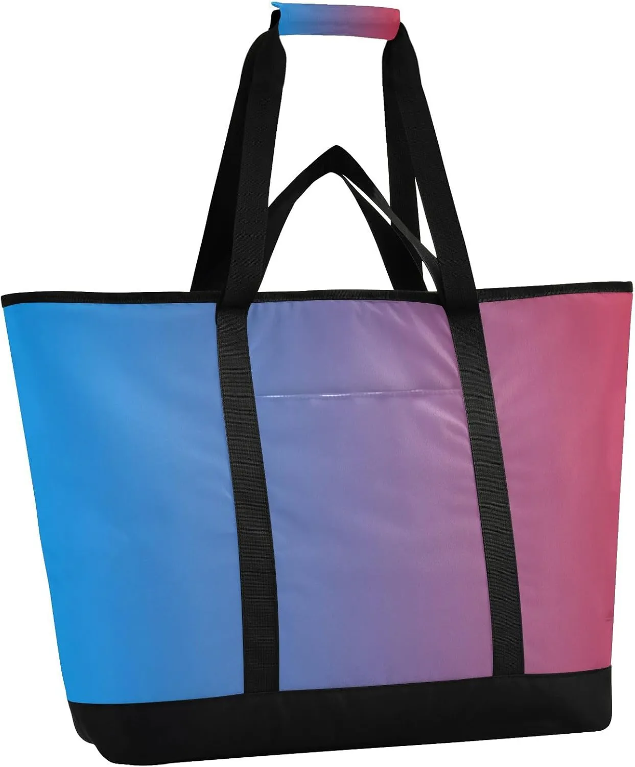Gradients Tote Bag for Women with Zipper Reusable Grocery Bags Insulated Cooler Bag Shopping Bags Handbags Totes