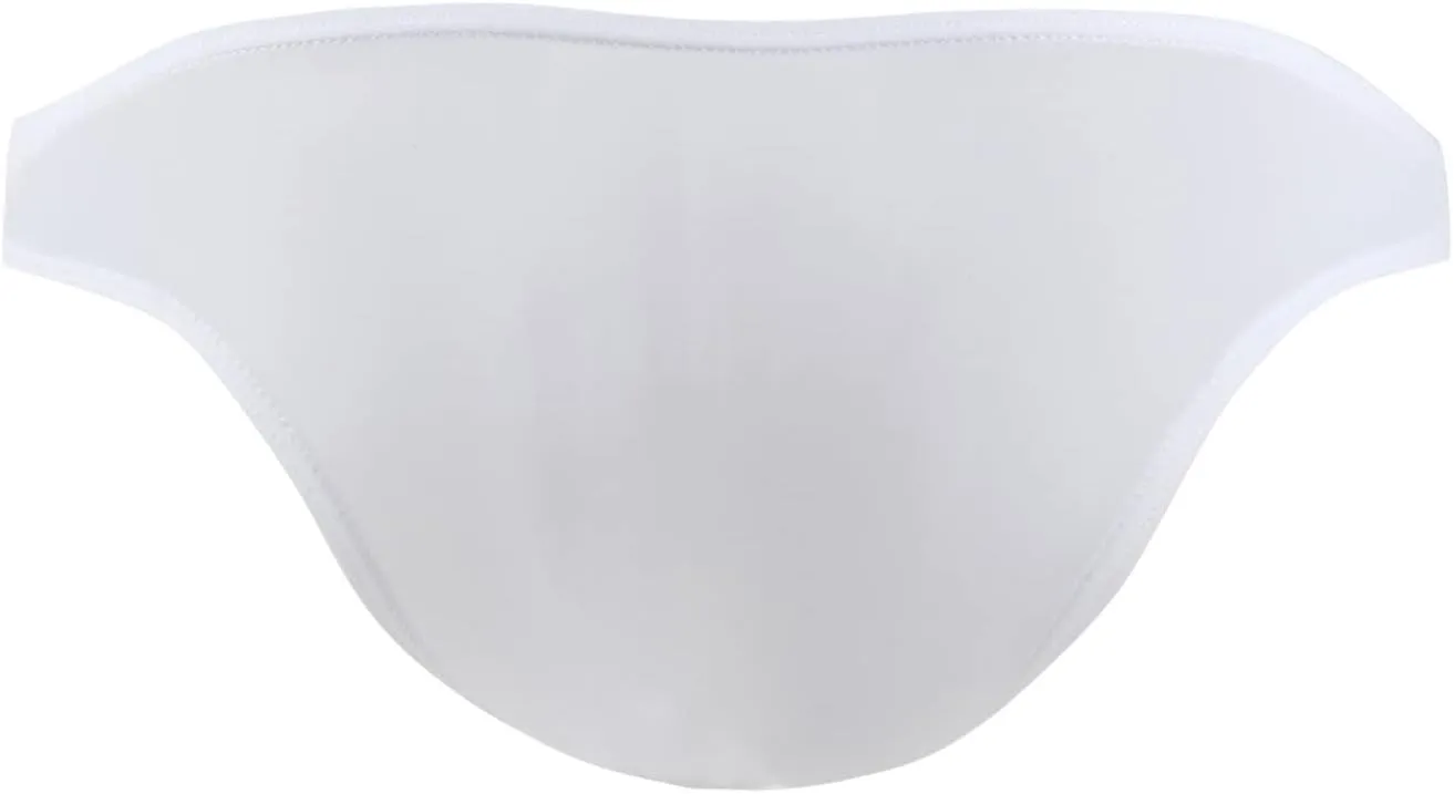 JEsilunmaMY Ice Silk Underwear for Men Low Rise Breathable Bulge Pouch Bikini Briefs See Through G-String Panties Swimwear
