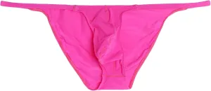 JEsilunmaMY Men's Ice Silk Thongs Low Waist Bulge Pouch G-Strings Briefs High Stretch Sexy Thin High Fork Underwear Lingerie