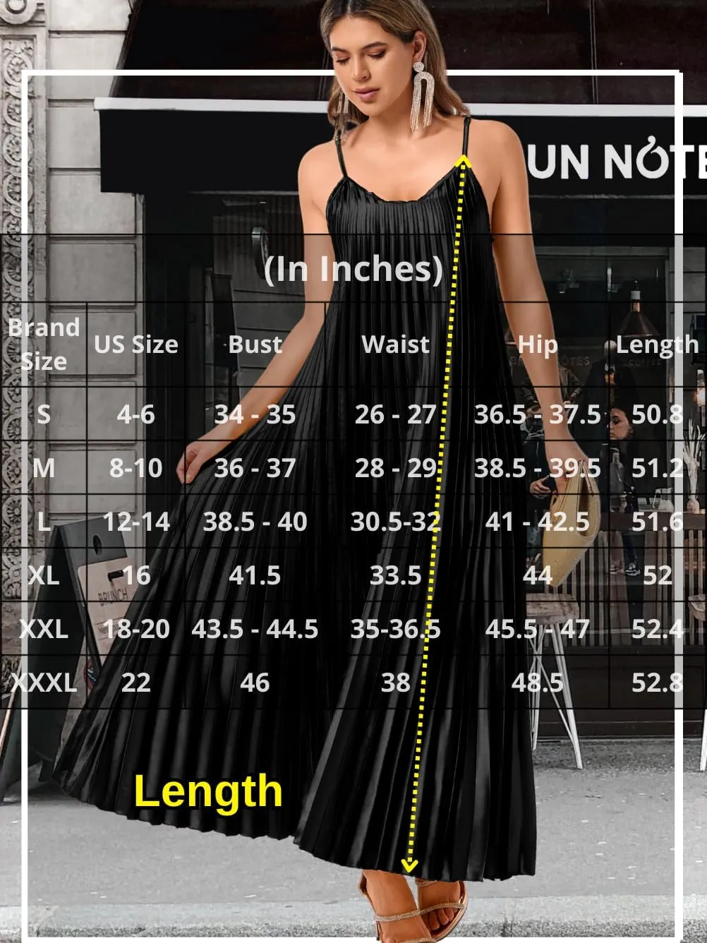 Kaei&Shi Satin Pleated Dress,Spaghetti Strap Flowy Long Sundress for Women,Classy Beach Wedding Guest Dresses Cocktail Party