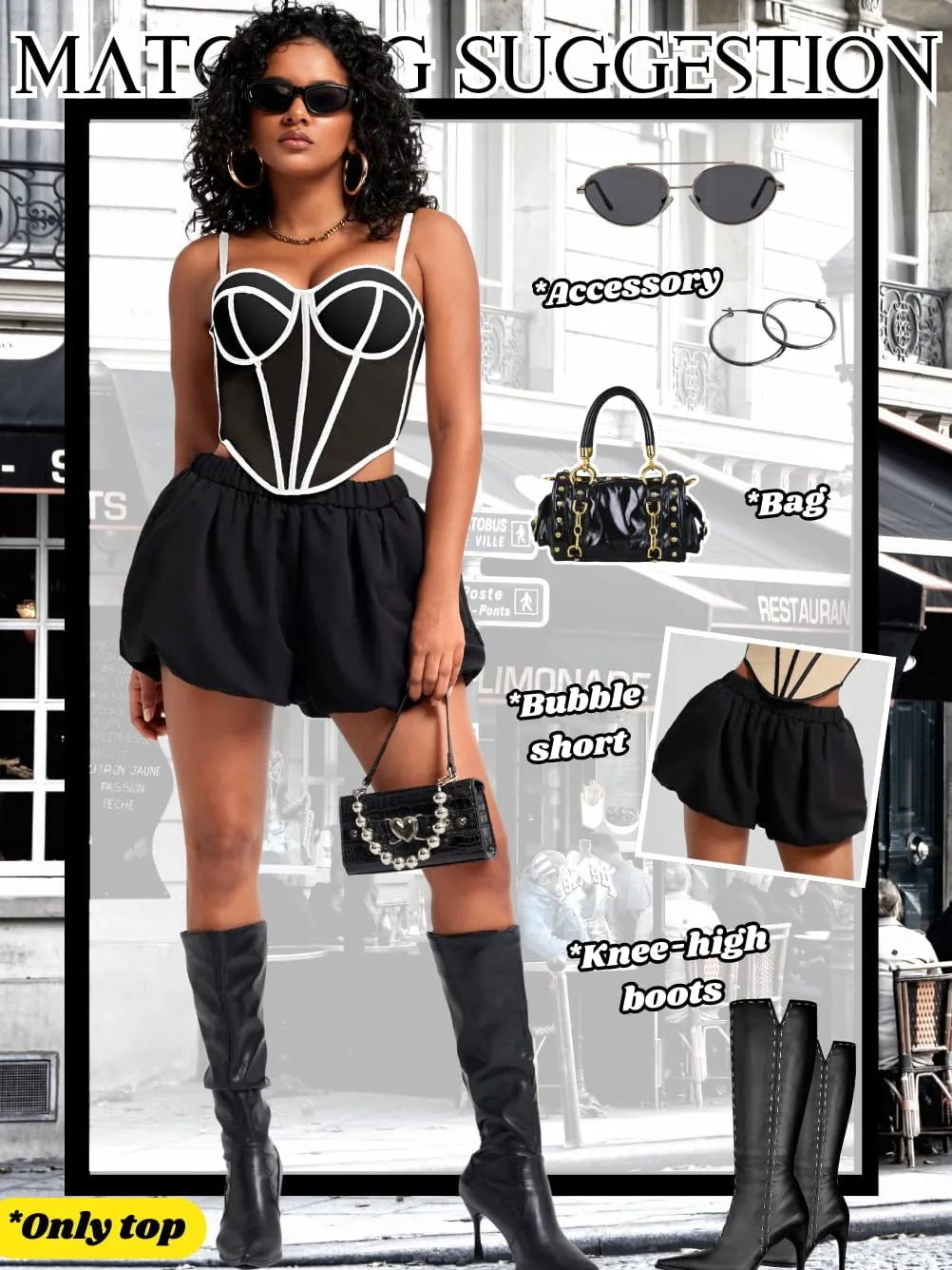 Kaei&Shi Sexy Mesh Sheer Corset Top,Sleeveless Bustier Bra for Women Going Out
