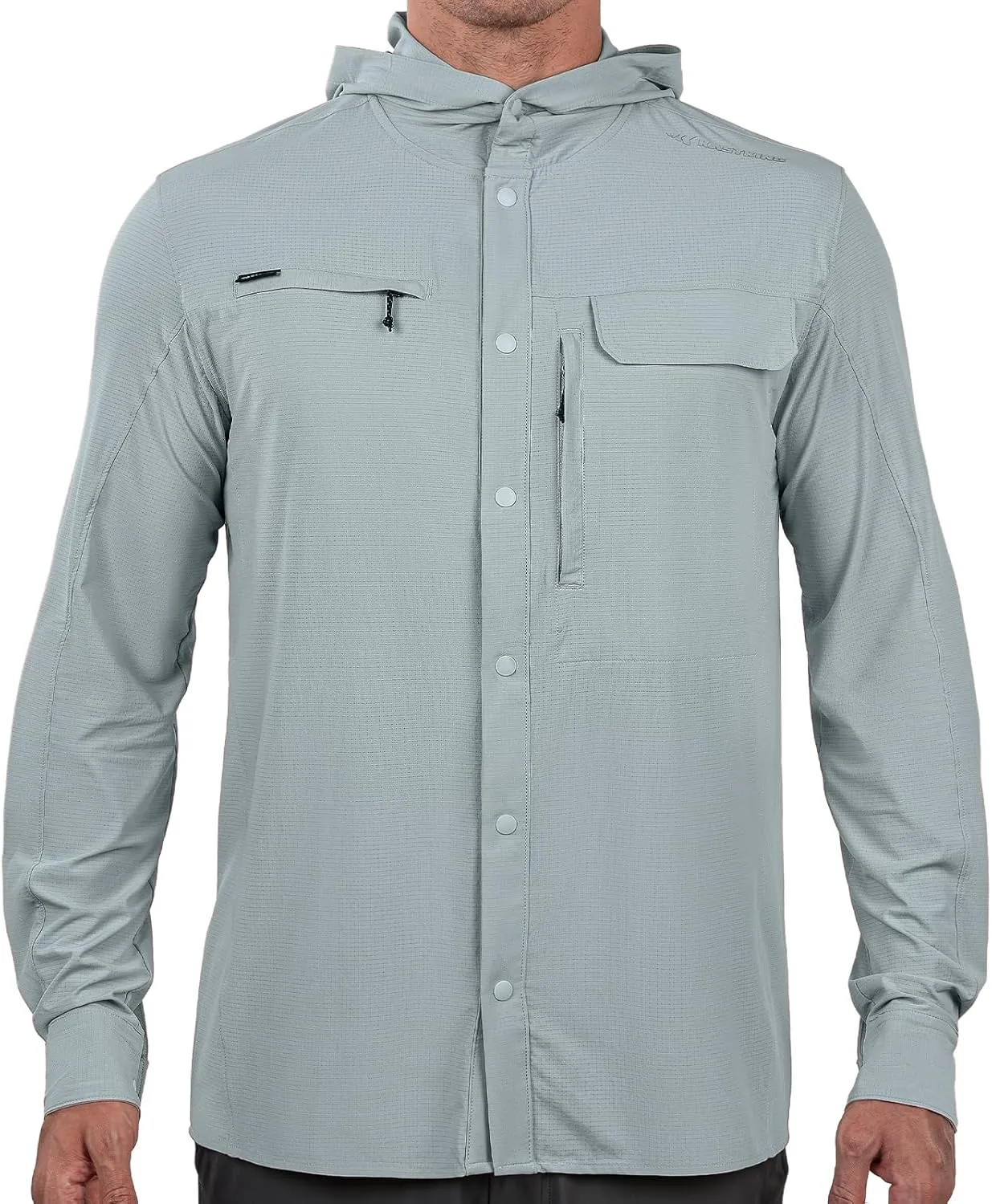 KastKing Baxter Pass UPF 50  Long Sleeve Shirt with Hood - Breathable, Quick-Dry, 4-Way Stretch, Multi Design for Outdoors