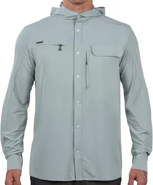 KastKing Baxter Pass UPF 50  Long Sleeve Shirt with Hood - Breathable, Quick-Dry, 4-Way Stretch, Multi Design for Outdoors