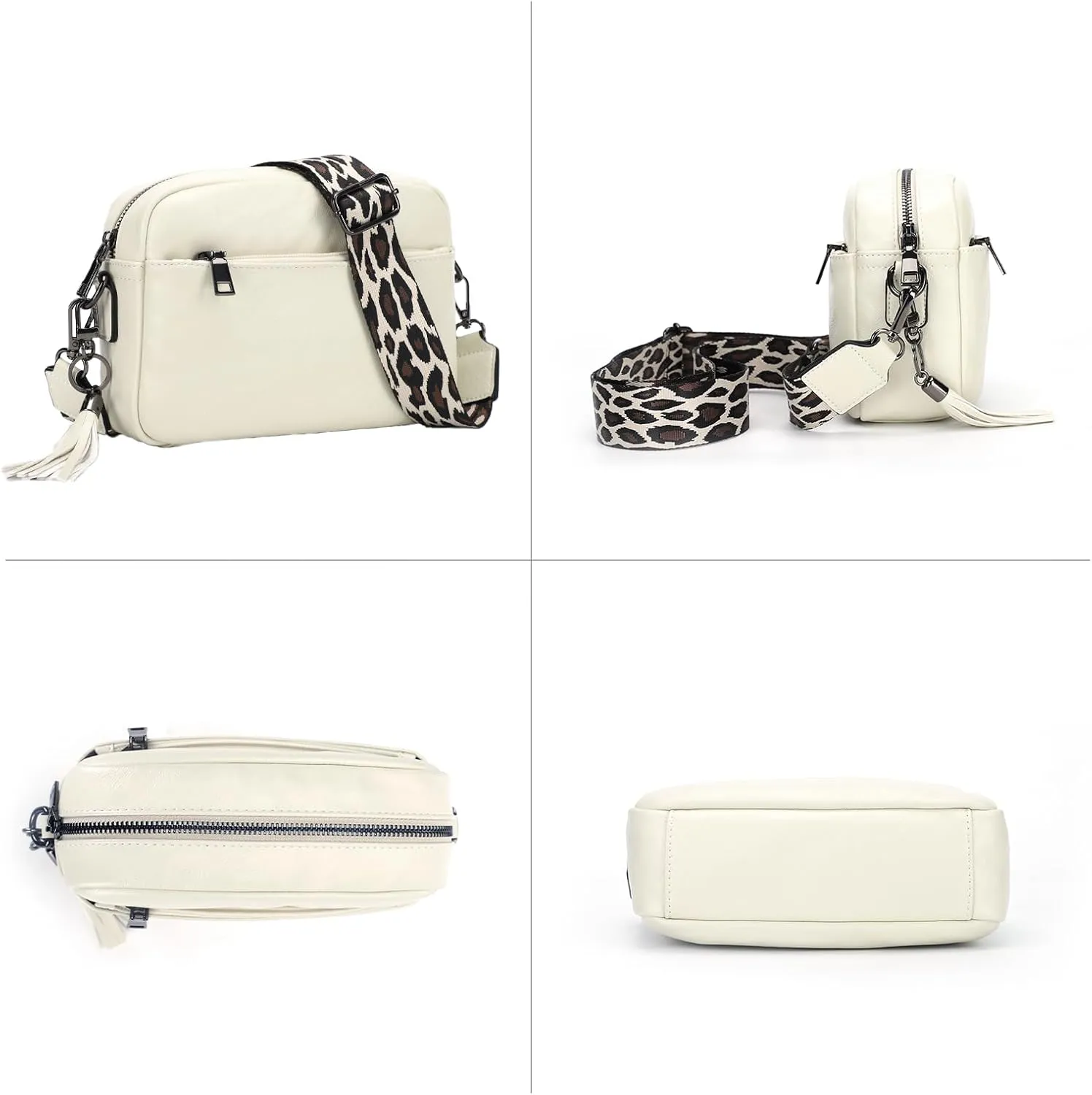 KL928 Small Crossbody Bag for Women, Soft FAUX Leather Cell Phone PurseAdjustable Strap Shoulder Handbags Wallet Purse