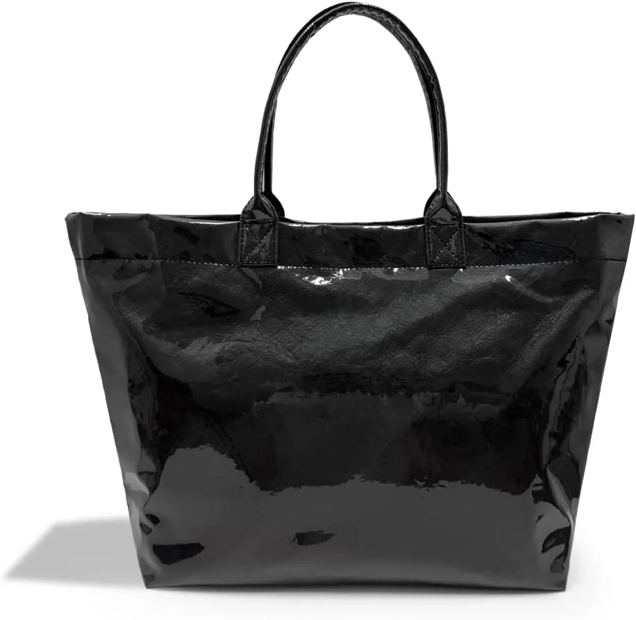 Large PVC Tote Bag Women'S Kraft Paper Carry All Bag Top Handle Clear Hobo Bag Blank Simple Plastic Totes Bag