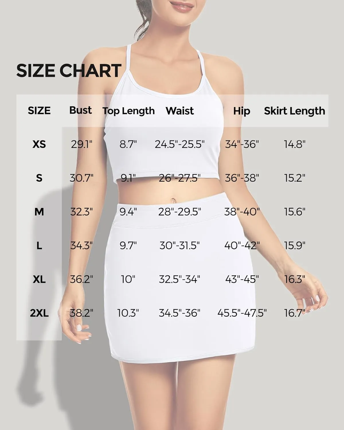 M MOTEEPI Two Piece Tennis Skirt Sets Athletic 2 Piece Tennis Skirt Sets for Women with Pockets