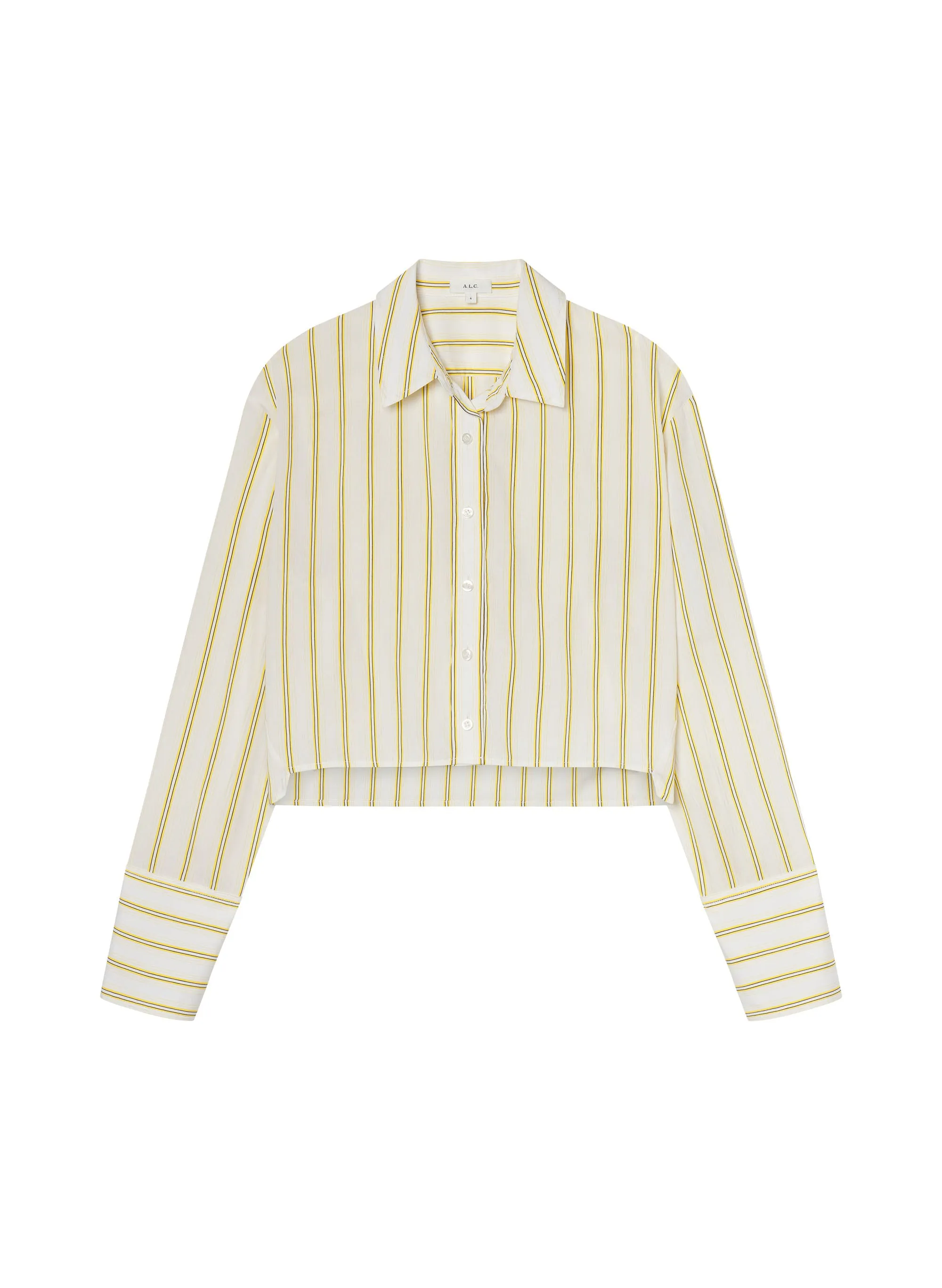 Maude Cropped Silk Shirt