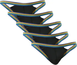 Men's Athletic Supporters G-String Bikini Briefs Jockstrap Lightweight Sexy Thongs Low Waist Bulge Pouch Underwear