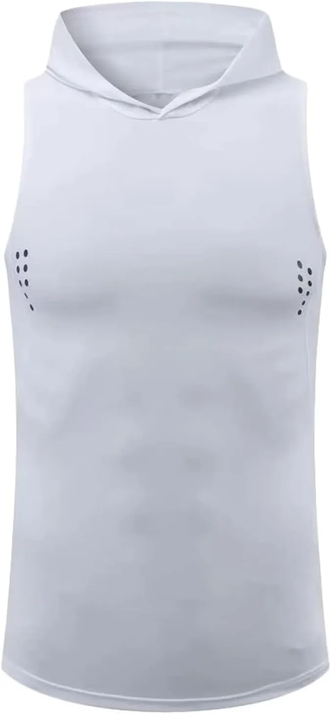 Men's Tank Top,Sleeveless T-Shirt Vest Tops Quick Dry Gym Tops Breathable Shirts Training Running Vests