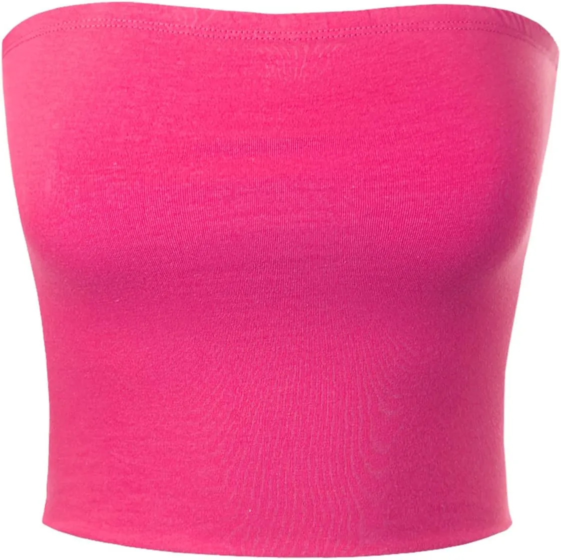 MixMatchy Women's Strapless Tube Tops Basic Bandeau Crop Sleeveless Backless Casual Sexy Going Out Tops Summer 2025