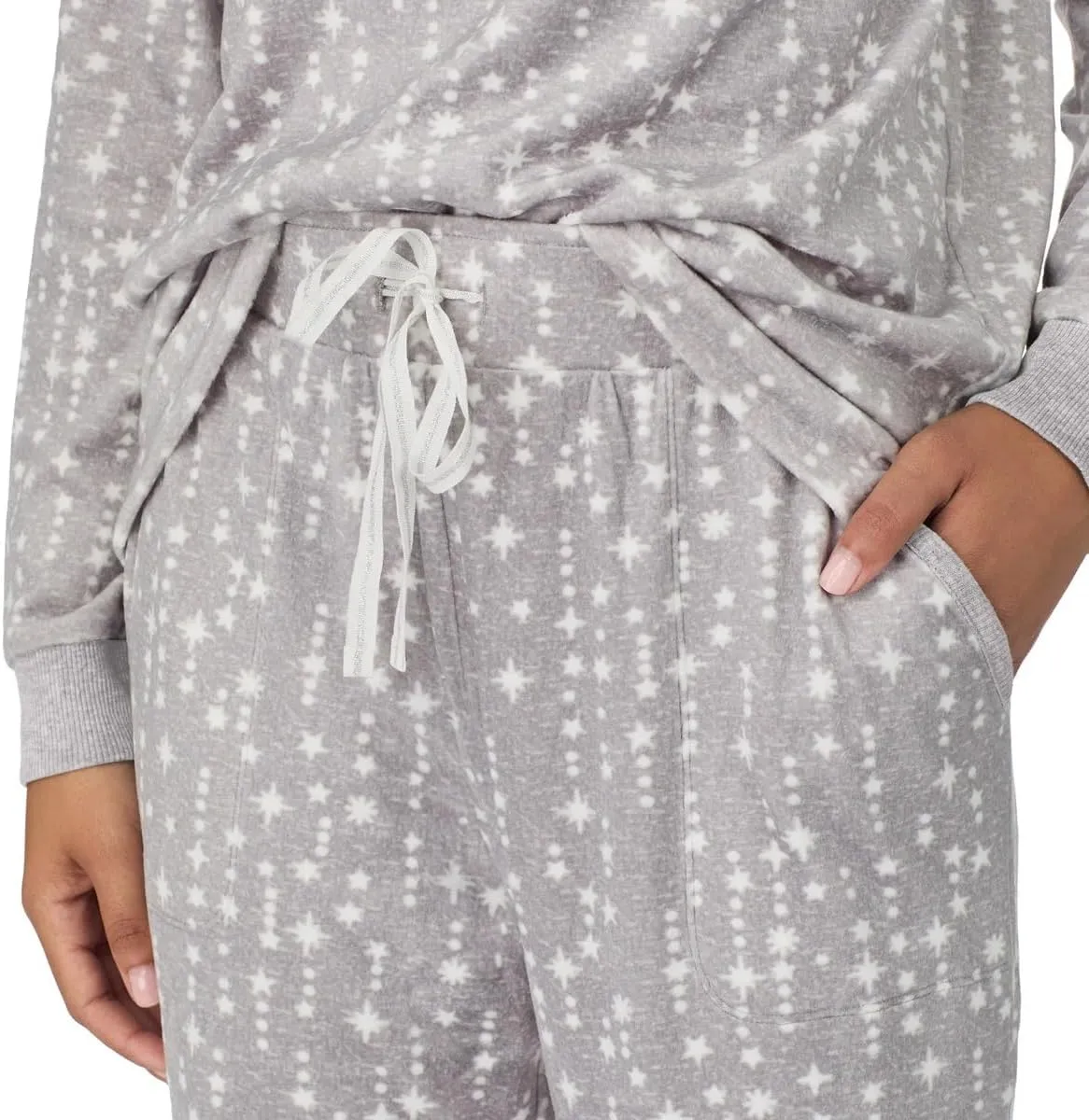 Nautica Women's 2 Piece Fleece Pajama Sleepwear Set