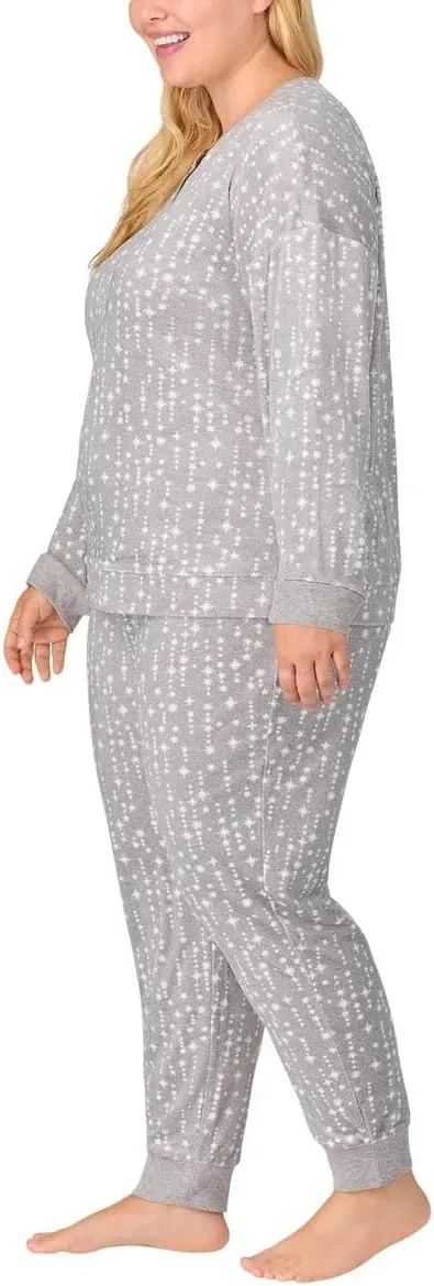 Nautica Women's 2 Piece Fleece Pajama Sleepwear Set