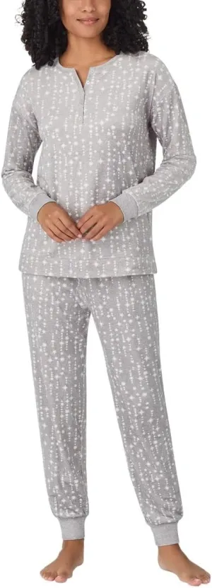 Nautica Women's 2 Piece Fleece Pajama Sleepwear Set
