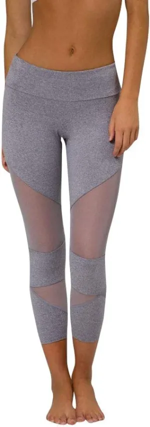 Onzie Hot Yoga Cut Out Capri 270 Stone (Stone Onzie, Small/Medium)