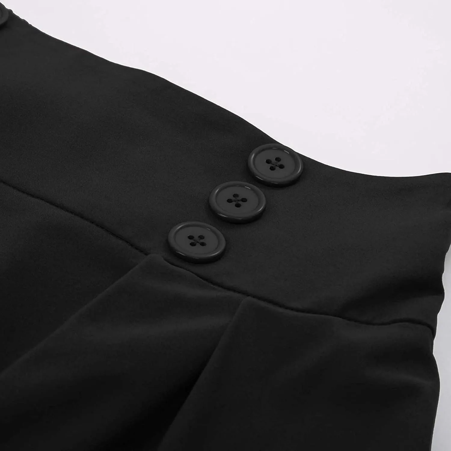 Pleated Skirts for Women Elegant A-Line Midi Basic Skirts Teen Girls School Uniform Cheerleader Skirts Skater Skirt
