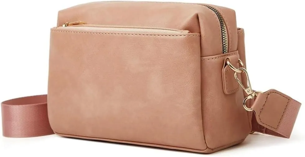 Retro Inspired PU Leather Shoulder & Crossbody Soft Hobo Totes Handbag for Women Fashion Purse with Zipper Satchel