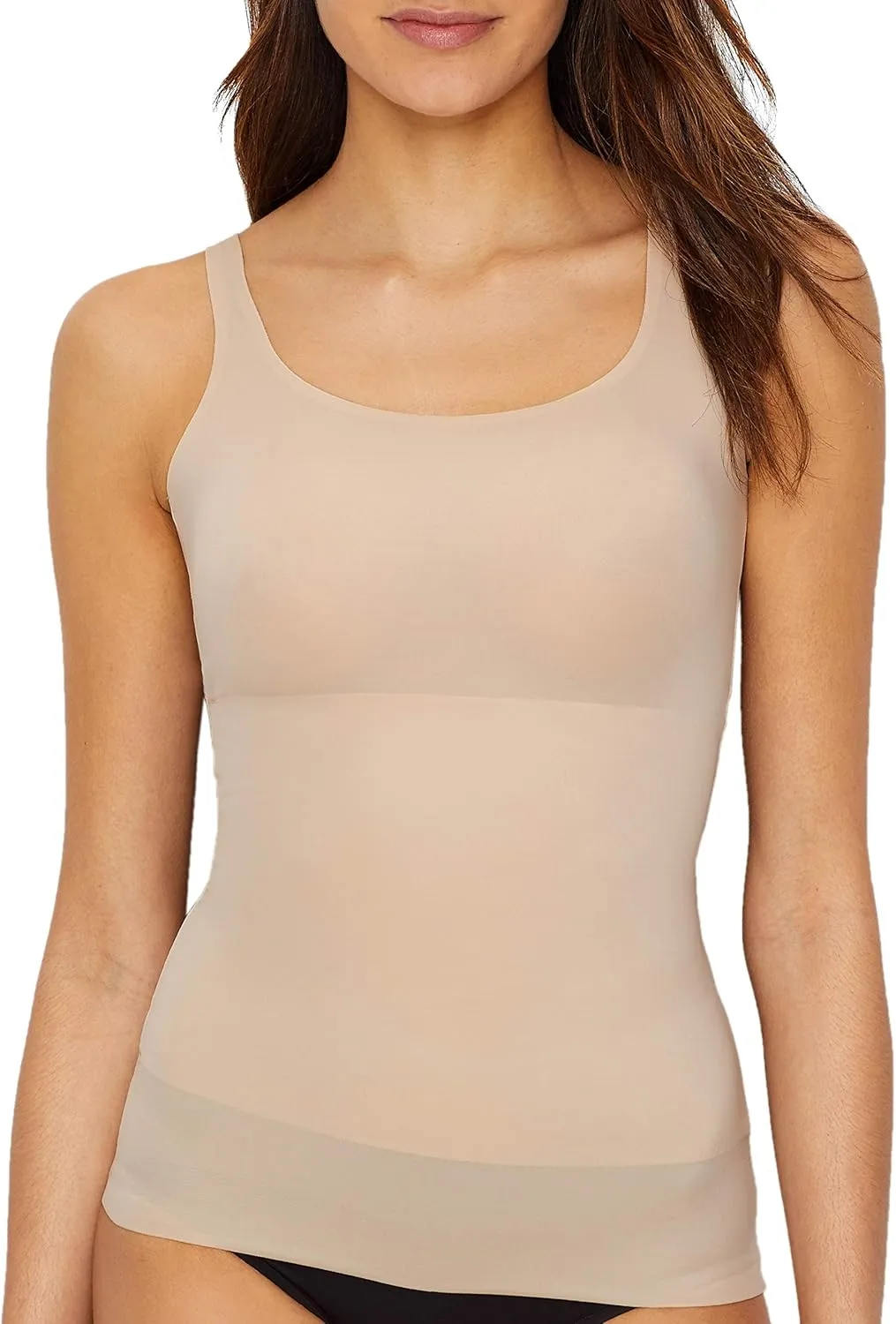 TC Fine Intimates No Side Show Firm Control Shaping Camisole XL, Nude