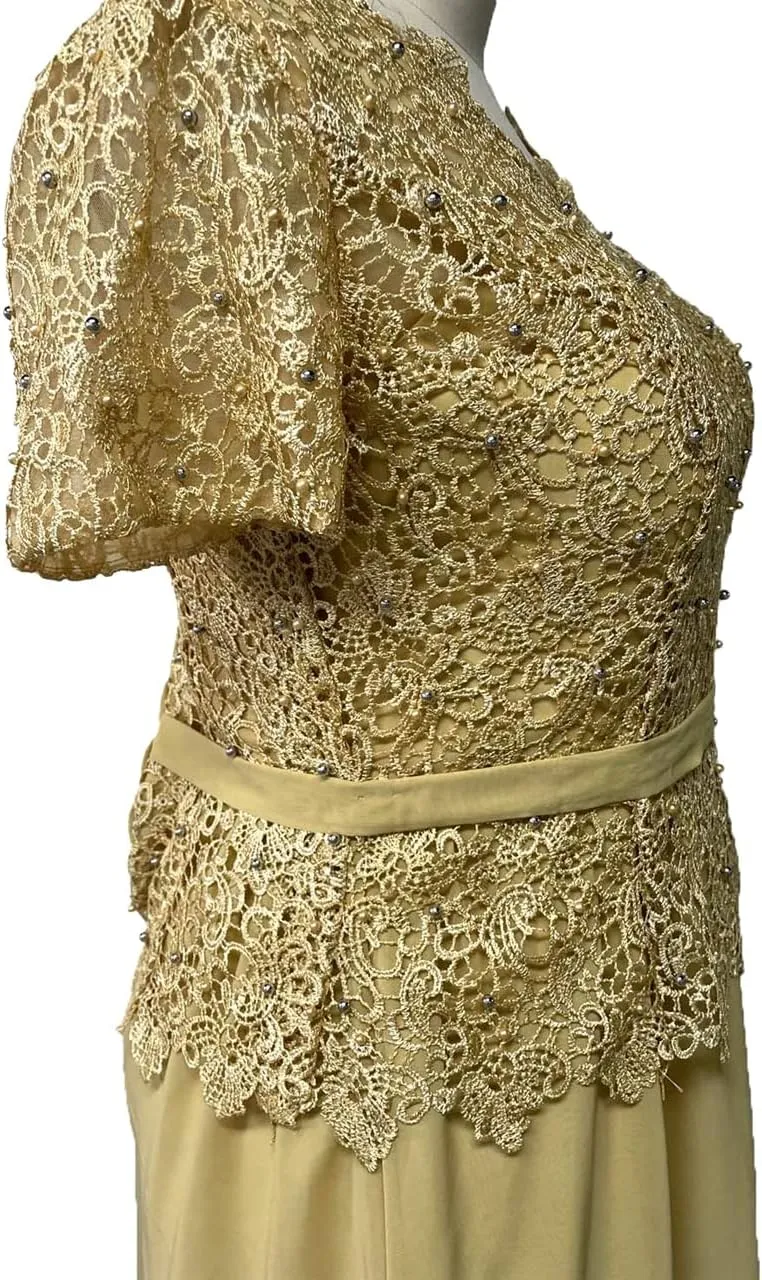 Tea Length Mother of The Bride Dresses with Sleeves Laces Appliques Beaded Mother of The Groom Dresses for Wedding