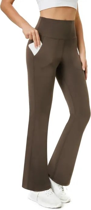 TOPYOGAS Women's Casual Yoga Pants with Pockets Tummy Control High Waist Leggings Workout Pants with Pockets