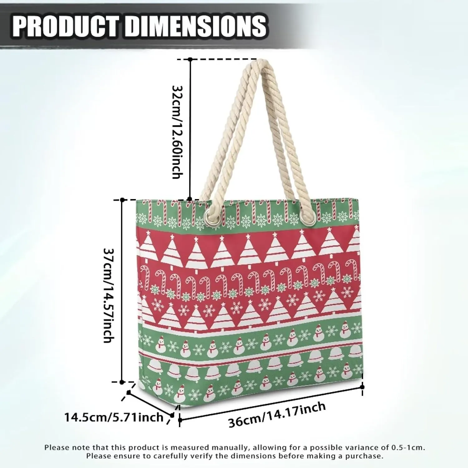 Vacation Beach Bag for Ladiess Women Medium Casual Travel Tote Bag Swim Pool Totes Bag with Hemp Rope Handle
