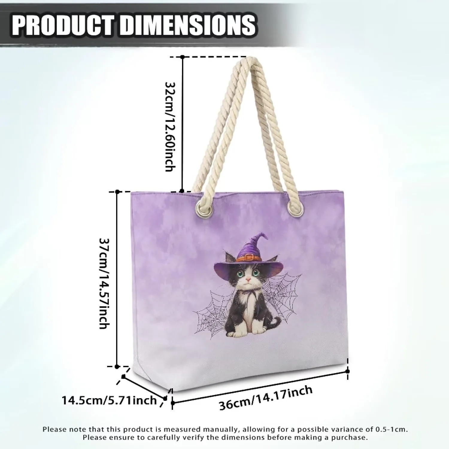 Vacation Beach Bag for Ladiess Women Medium Casual Travel Tote Bag Swim Pool Totes Bag with Hemp Rope Handle