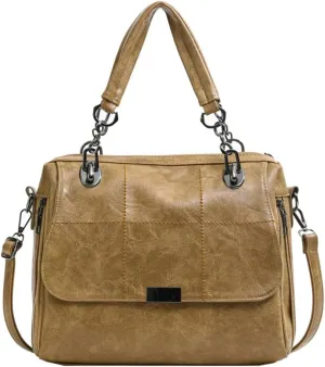 Vegan Leather Totes for Women Large Shouler Bag Fashion Crossbody Bag Purse Top Handle Satchel for Work Travel