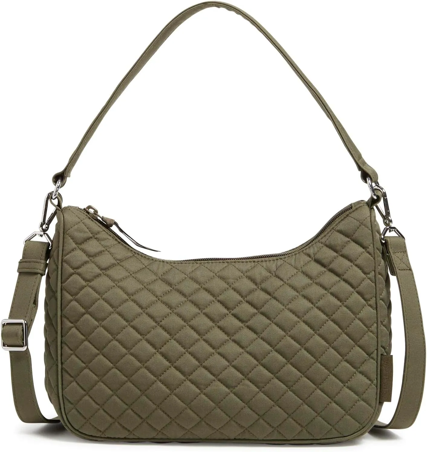 Vera Bradley Women's Cotton Frannie Crescent Crossbody Purse