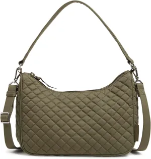 Vera Bradley Women's Cotton Frannie Crescent Crossbody Purse