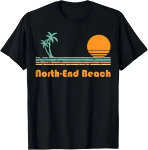 Vintage North-End Beach Sunset T-Shirt