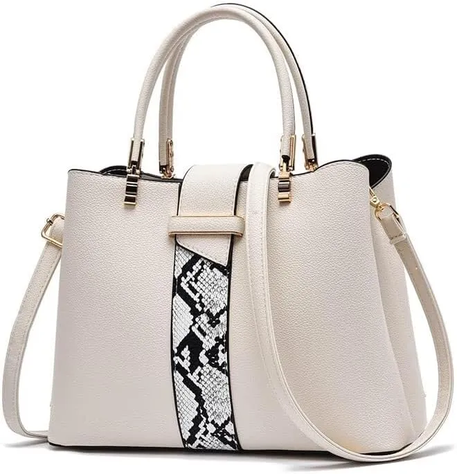 Women Top Handle Shoulder Totes Crossbody Bag With Zipper For Ladies Wristlets Messenger Bags Handbags Pu Leather