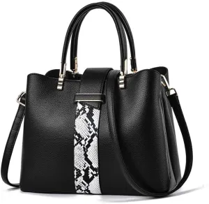 Women Top Handle Shoulder Totes Crossbody Bag With Zipper For Ladies Wristlets Messenger Bags Handbags Pu Leather