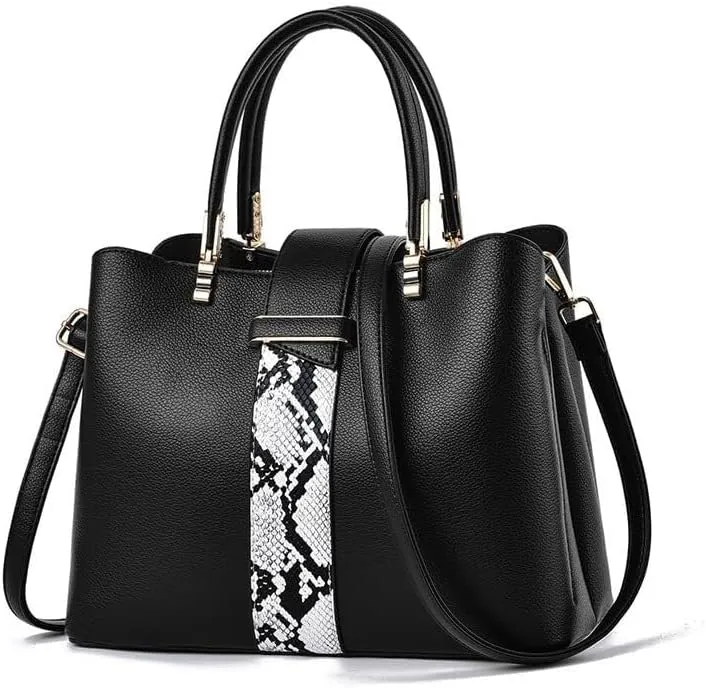 Women Top Handle Shoulder Totes Crossbody Bag With Zipper For Ladies Wristlets Messenger Bags Handbags Pu Leather