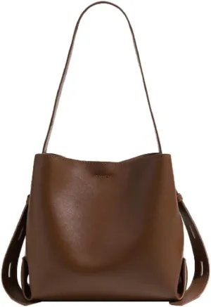Women's Fashion Shoulder Bag PU Leather Crossbody Bag Large Bucket Totes Elegant Handbag Top Handle Purse
